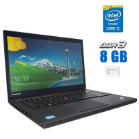 Ноутбук Lenovo ThinkPad T440s / 14" (1920x1080) IPS / Intel Core i5-4300U (2 (4) ядра по 1.9 - 2.9 GHz) / 8 GB DDR3 / 120 GB SSD / Intel HD Graphics 4400 / WebCam б/в