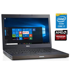 Роб. станція Dell Precision M4800 / 15.6" TN / Core i7-4810MQ (4(8) ядра по 2.8-3.8GHz) / 8GB DDR3 / 240GB SSD / AMD Radeon R9 M200X, 2GB GDDR5, 128bit / WebCam / Win 10 Pro б/в