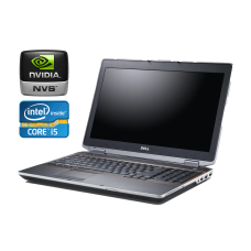Ноутбук Dell Latitude E6520 / 15.6" (1600x900) TN / Intel Core i5-2520M (2 (4) ядра по 2.5 - 3.2 GHz) / 8 GB DDR3 / 128 GB SSD / nVidia NVS 4200M, 1 GB DDR3, 64-bit / WebCam / DVD-RW б/в