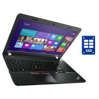 Ноутбук Lenovo ThinkPad E550 / 15.6" (1366x768) TN / Intel Core i3-4005U (2 (4) ядра по 1.7 GHz) / 8 GB DDR3 / 240 GB SSD / Intel HD Graphics 4400 / WebCam / DVD-ROM / Win 10 Pro б/в