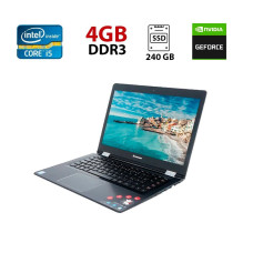 Ноутбук Lenovo Yoga 500-14ISK / 14" (1920x1080) TN Touch / Intel Core i5-6200U (2 (4) ядра по 2.3 - 2.8 GHz) / 4 GB DDR3 / 240 GB SSD / nVidia GeForce GT 920M, 1 GB DDR3, 64-bit / WebCam б/в