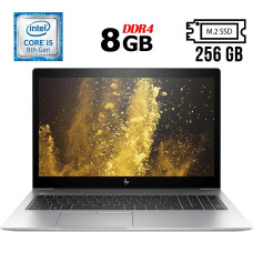 Ноутбук Б-клас HP EliteBook 850 G5 / 15.6" (1920x1080) IPS / Intel Core i5-8350U (4 (8) ядра по 1.7 - 3.6 GHz) / 8 GB DDR4 / 256 GB SSD M.2 / Intel UHD Graphics 620 / WebCam / USB 3.1 / HDMI б/в