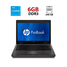 Ноутбук HP ProBook 6470b / 14" (1366x768) TN / Intel Core i5-3210M (2 (4) ядра по 2.5 - 3.1 GHz) / 6 GB DDR3 / 240 GB SSD / Intel HD Graphics 4000 / WebCam б/в