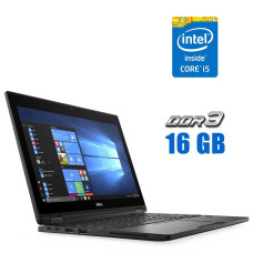 Ноутбук Dell Latitude 5289 / 12.5" (1920x1080) IPS Touch / Intel Core i5-7200U (2 (4) ядра по 2.5 - 3.1 GHz) / 16 GB DDR3 / 480 GB SSD / Intel HD Graphics 620 / WebCam б/в