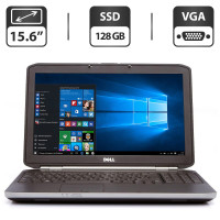 Ноутбук Dell Latitude E5520 / 15.6" TN / Core i3-2310M (2(4) ядра по 2.1 GHz) / 4 GB DDR3 / 128GB SSD / HD Graphics 3000 / VGA / HDMI б/в