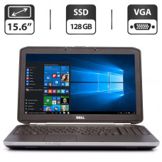 Ноутбук Dell Latitude E5520 / 15.6" TN / Core i3-2310M (2(4) ядра по 2.1 GHz) / 4 GB DDR3 / 128GB SSD / HD Graphics 3000 / VGA / HDMI б/в