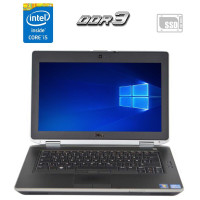 Ноутбук Dell Latitude E6430 / 14" (1366x768) TN / Intel Core i5-3210M (2 (4) ядра по 2.5 - 3.1 GHz) / 4 GB DDR3 / 120 GB SSD / Intel HD Graphics 4000 / WebCam / DVD-ROM б/в
