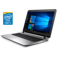 Ноутбук HP ProBook 450 G3 / 15.6" (1920x1080) TN / Intel Core i7-6500U (2 (4) ядра по 2.5 - 3.1 GHz) / 8 GB DDR4 / 120 GB SSD / Intel HD Graphics 520 / WebCam / DVD-ROM / Win 10 Pro б/в