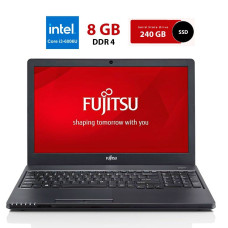 Ноутбук Fujitsu LifeBook A357 / 15.6" (1920x1080) TN / Intel Core i3-6006U (2 (4) ядра по 2.0 GHz) / 8 GB DDR4 / 240 GB SSD / Intel HD Graphics 520 / WebCam б/в
