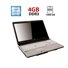 Ноутбук Fujitsu LifeBook E751 / 15.6" (1600x900) TN / Intel Core i5-2430M (2 (4) ядра по 2.4 - 3.0 GHz) / 4 GB DDR3 / 1000 GB HDD / Intel HD Graphics 3000 б/в