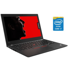 Нетбук Lenovo ThinkPad X280 / 12.5" (1920x1080) IPS Touch / Intel Core i7-8650U (4 (8) ядра по 1.9 - 4.2 GHz) / 16 GB DDR4 / 120 GB SSD / Intel UHD Graphics 620 / WebCam / Win 10 Pro б/в