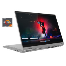 Ультрабук-трансформер Lenovo IdeaPad Flex 5 14ARE05 / 14" (1920x1080) IPS Touch / AMD Ryzen 5 4500U (6 ядер по 2.3 - 4.0 GHz) / 8 GB DDR4 / 256 GB SSD M.2 / AMD Radeon Vega Graphics / WebCam / Win 11 Home б/в