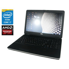 Ігровий ноутбук Dell Latitude E6540 / 15.6" TN / Core i7-4800MQ (4(8) ядра по 2.7-3.7 GHz) / 8GB DDR3 / 256GB SSD / Radeon HD 8790M, 2GB GDDR5, 128-bit / WebCam / DVD-ROM / Win 10 Pro б/в