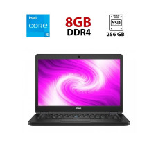 Ноутбук Dell Latitude E5480 / 14" (1366*768) TN / Intel Core i5-7300U (2 (4) ядра по 2.6 - 3.5 GHz) / 8 GB DDR4 / 256 GB SSD8 / Intel HD Graphics 520 / WebCam б/в