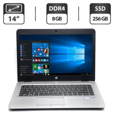 Ноутбук HP EliteBook 840 G3 / 14" TN / Intel Core i5-6200U (2(4) ядра по 2.3-2.8 GHz) / 8 GB DDR4 / 256 GB SSD / HD Graphics 520 / WebCam / VGA б/в