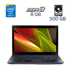 Ноутбук Acer 5742G / 15.6" TN / Core i5-560M (2(4) ядра по 2.66-3.2 GHz) / 8GB DDR3 / 500GB HDD / GeForce GT 540M, 1 GB DDR3, 128-bit / WebCam / DVD-ROM б/в