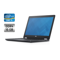 Ноутбук Dell Latitude E5570 / 15.6" (1920x1080) IPS / Intel Core i5-6300U (2 (4) ядра по 2.4 - 3 GHz) / 16 GB DDR4 / 256 GB SSD / Intel HD Graphics 520 / WebCam б/в