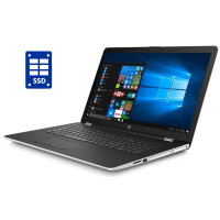 Ноутбук HP 17bs0xx / 17.3" (1600x900) TN / Intel Core i3-8130U (2 (4) ядра по 2.2 - 3.4 GHz) / 8 GB DDR4 / 256 GB SSD / Intel UHD Graphics 620 / WebCam / DVD-ROM / Win 10 Pro б/в