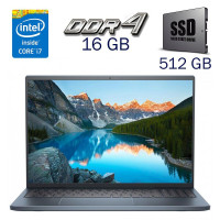 Ігровий ноутбук Dell Inspiron 16 7610 Plus / 16" (3072x1920) IPS / Intel Core i7-11800H (8 (16) ядер по 2.3 - 4.6 GHz) / 16 GB DDR4 / 512 GB SSD / nVidia GeForce RTX 3050, 4 GB GDDR6, 128-bit / WebCam / Windows 10 Home б/в