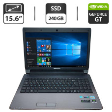 Ноутбук Б-клас Medion Akoya P6638 / 15.6" (1366x768) TN / Intel Core i3-3120M (2 (4) ядра по 2.5 GHz) / 8 GB DDR3 / 240 GB SSD / nVidia GeForce GT 635M, 1 GB GDDR3, 128-bit / WebCam / VGA б/в