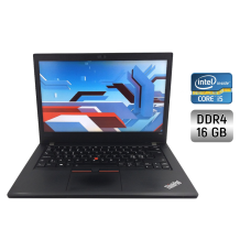 Ультрабук Б-клас Lenovo ThinkPad L480 / 14" (1920x1080) IPS / Intel Core i5-8350U (4 (8) ядра по 1.7 - 3.6 GHz) / 16 GB DDR4 / 480 GB SSD / Intel UHD Graphics 620 / WebCam / Windows 10 б/в