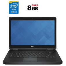 Ноутбук Б-клас Dell Latitude E5440 / 14" (1600x900) TN / Intel Core i5-4310U (2 (4) ядра по 2.0 - 3.0 GHz) / 8 GB DDR3 / 256 GB SSD / Intel HD Graphics 4400 / WebCam / Win 10 б/в