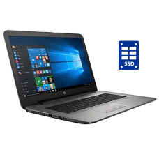 Ноутбук HP 17-x051nr / 17.3" (1600x900) TN / Intel Core i3-6100U (2 (4) ядра по 2.3 GHz) / 8 GB DDR4 / 480 GB SSD / Intel UHD Graphics 520 / WebCam / DVD-ROM / Win 10 Home б/в