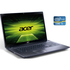Ноутбук Acer Aspire 7750G / 17.3" (1600x900) TN / Intel Core i5-2410M (2 (4) ядра по 2.3 - 2.9 GHz) / 8 GB DDR3 / 240 GB SSD / Intel HD Graphics 3000 / WebCam / Win 10 Pro б/в