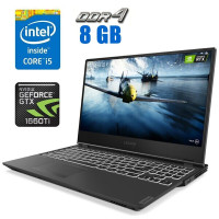 Ігровий ноутбук Lenovo Legion Y540-15IRH / 15.6" IPS / Core i5-9300H (4(8) ядра по 2.4-4.1 GHz) / 8GB DDR4 / 240GB SSD M.2 / GeForce GTX 1660 Ti, 6GB GDDR6, 192-bit / WebCam б/в