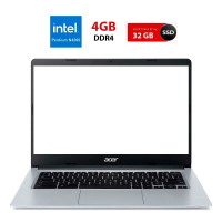Ноутбук Acer ChromeBook CB514-1H / 14" (1920x1080) TN / Intel Pentium N4200 (4 ядра по 1.1 - 2.5 GHz) / 4 GB DDR4 / 32 GB SSD / Intel HD Graphics / WebCam / ChromeOS б/в