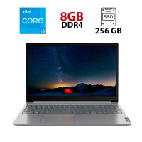 Ультрабук Lenovo ThinkBook 15-IML / 15.6" (1920x1080) TN / Intel Core i5-10210U (4 (8) ядра по 1.6 - 4.2 GHz) / 8 GB DDR4 / 256 GB SSD / Intel UHD Graphics / WebCam / HDMI б/в