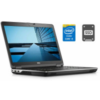 Ноутбук Б-клас Dell Latitude E6540 / 15.6" (1366x768) TN / Intel Core i5-4310M (2 (4) ядра по 2.7 - 3.4 GHz) / 4 GB DDR3 / 120 GB SSD / Intel HD Graphics 4600 / WebCam / DVD-ROM / HDMI б/в