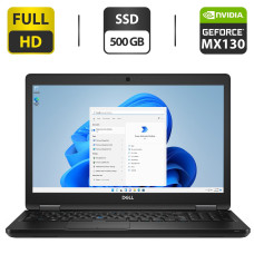 Ігровий ноутбук Dell Latitude 5591 / 15.6" (1920x1080) IPS / Intel Core i5-8400H (4 (8) ядра по 2.5 - 4.2 GHz) / 16 GB DDR4 / 500 GB SSD / nVidia GeForce MX130, 2 GB GDDR5, 64-bit / WebCam / HDMI / АКБ NEW б/в