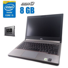 Ноутбук Fujitsu LifeBook E734 / 13.3" (1366x768) TN / Intel Core i5-4200M (2 (4) ядра по 2.5 - 3.1GHz) / 8 GB DDR3 / 120 GB SSD / Intel HD Graphics 4600 / WebCam / 3G б/в
