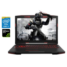 Ігровий ноутбук Hasee Z7-KP7D2 / 15.6" (1920x1080) IPS / Intel Core i7-7700HQ (4 (8) ядра по 2.8 - 3.8 GHz) / 16 GB DDR4 / 256 GB SSD + 1000 GB HDD / nVidia GeForce GTX 1060, 6 GB GDDR5, 192-bit / WebCam б/в