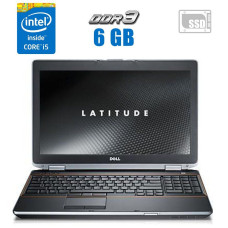 Ноутбук Dell Latitude E6520 / 15.6" TN / Intel Core i5-2540M (2(4) ядра по 2.6-3.3 GHz) / 6GB DDR3 / 128GB SSD / HD Graphics 3000 / WebCam / DVD-RW б/в