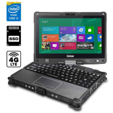 Захищений ноутбук-трансформер Getac V110 G2 / 11.6" (1366x768) IPS Touch / Intel Core i5-5200U (2 (4) ядра по 2.2 - 2.7 GHz) / 16 GB DDR3 / 128 GB SSD / Intel HD Graphics 5500 / WebCam / HDMI / 4G LTE / Дві батареї б/в