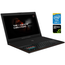 Ігровий ноутбук Asus ROG Zephyrus GX501VIK / 15.6" (1920x1080) IPS / Intel Core i7-7700HQ (4 (8) ядра по 2.8 - 3.8 GHz) / 16 GB DDR4 / 512 GB SSD / nVidia GeForce GTX 1080 Max-Q, 8 GB GDDR5, 256-bit / WebCam б/в