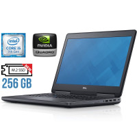 Робоча станція Dell Precision 7520 / 15.6" TN / Core i5-7300HQ (4 ядра по 2.5-3.5GHz) / 16GB DDR4 / 256GB SSD M.2 NEW / Quadro M1200, 4GB б/в