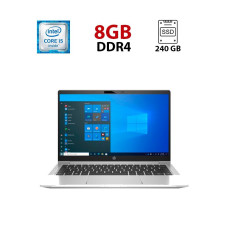 Ультрабук HP ProBook 430 G8 / 14" (1920x1080) IPS / Intel Core i5-1135G7 (4 (8) ядра по 2.4 - 4.2 GHz) / 8 GB DDR4 / 240 GB SSD / Intel Iris Xe Graphics / WebCam / USB 3.1 / HDMI б/в