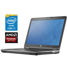 Ігровий ноутбук Dell Latitude E6540 / 15.6" IPS / Intel Core i7-4610M (2(4) ядра по 3-3.7 GHz) / 8GB DDR3 / 240GB SSD / Radeon HD 8790M, 2GB GDDR5, 128-bit / WebCam / DVD-ROM / Win 10 Pro б/в
