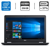 Ноутбук Б-клас Dell Latitude E5570 / 15.6" TN / Core i5-6300U (2(4) ядра по 2.4-3GHz) / 8GB DDR4 / 256GB SSD NEW / Intel HD Graphics 520 / WebCam б/в