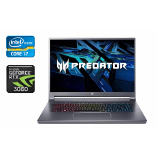 Ігровий ноутбук Acer Predator Triton 500 SE / 16" (2560x1600) IPS / Intel Core i7-11800H (8 (16) ядер по 2.3 - 4.6 GHz) / 16 GB DDR4 / 512 GB SSD / nVidia GeForce RTX 3060, 6 GB GDDR6, 192-bit / WebCam / Windows 10 б/в