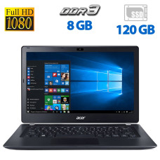 Ультрабук Acer Aspire V3-371 / 13.3'' (1920x1080) TN / Intel Core i5-4210U (2 (4) ядра по 1.7 - 2.7 GHz) / 8 GB DDR3 / 120 GB SSD / Intel HD Graphics 4400 / WebCam / HDMI б/в