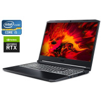 Ігровий ноутбук Acer Nitro 5 AN515-55 / 15.6" IPS / Core i5-10300H (4 (8) ядра по 2.5-4.5 GHz) / 32GB DDR4 / 500GB SSD / GeForce RTX 3050 Ti, 4GB GDDR6, 128-bit / WebCam / Win 11 Home б/в