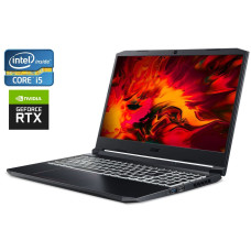 Ігровий ноутбук Acer Nitro 5 AN515-55 / 15.6" IPS / Core i5-10300H (4 (8) ядра по 2.5-4.5 GHz) / 32GB DDR4 / 500GB SSD / GeForce RTX 3050 Ti, 4GB GDDR6, 128-bit / WebCam / Win 11 Home б/в