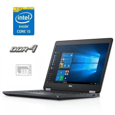 Ноутбук Dell Latitude E5470 / 14" IPS / Core i5-6300HQ (4 ядра по 2.3-3.2 GHz) / 16GB DDR4 / 480GB SSD / HD Graphics 530 / WebCam б/в