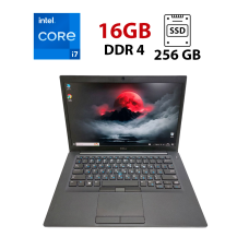 Ультрабук Dell Latitude 7490 / 14" (1920x1080) TN / Intel Core i7-8650U (4 (8) ядра по 1.9 - 4.2 GHz) / 16 GB DDR4 / 256 GB SSD M.2 / Intel UHD Graphics 620 / WebCam б/в