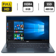 Ультрабук Acer Swift SF314-511-360U Blue / 14" IPS / Core i3-1115G4 (2(4) ядра по 4.1GHz) / 8GB DDR4 / 480GB SSD / UHD Graphics / WebCam / HDMI / Windows 10 Home