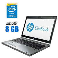 Ноутбук HP EliteBook 8570p / 15.6" (1600x900) TN / Intel Core i7-3540M (2 (4) ядра по 3.0 - 3.7 GHz) / 8 GB DDR3 / 480 GB SSD NEW / AMD Radeon HD 7570M, 1 GB GDDR5, 64-bit / WebCam б/в